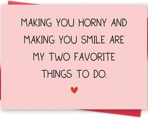 lot 67618 image: Missonemi Funny Valentines Day Gifts for Him Her, Valentines Day Card, Sexy Valentines Day Gifts for Boyfriend, Naughty Birthday Card for Men, Anniversary Card for Husband, Vday Card, Love Card