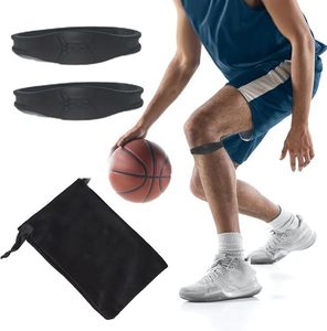 lot 67643 image: Patella Bands Patellar Tendon Strap for Knee Bands Pain Relief for Basketball Tendonitis Running Men Women 2 Packs (Black)