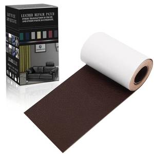 lot 67650 image: Leather Repair Tape 3 60 inch Strong Adhesion Backing Self Adhesive Multiple Colors Leather Repair Kit for Couch, Car Seats, Upholstery. Bonded Leather Repair (3 60 inch, Reddish Brown)
