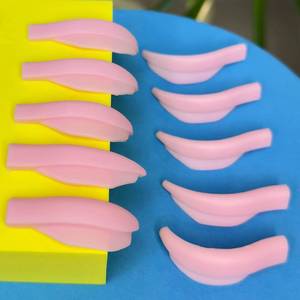 lot 67666 image: Lash Lift Pads, DIY Eyelash Lifting At Home, Eyelash Perm Rods, Y Brush Tool, Sky Blue Lashlifting Shields, Reusable Soft Silicone Curler Shields Fit and Stay on Eyes Firmly
