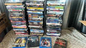 lot 9 image: DVD and Blu-ray Movie Collection Lot 100 Films
