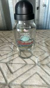 lot 18 image: Platinum Presidente Margarita Glass Shaker with Black Cap