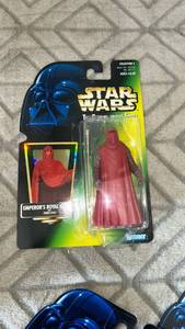lot 35 image: Kenner Star Wars The Power of the Force Emperors Royal Guard Force Pike Action Figure 1997