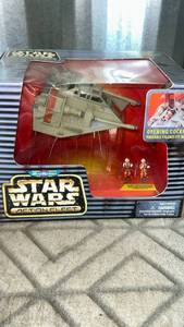 lot 60 image: Star Wars Action Fleet Rebel Snowspeeder with Poseable Figures
