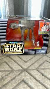 lot 63 image: Micro Machines Star Wars Action Fleet AT-AT Walker with Figures