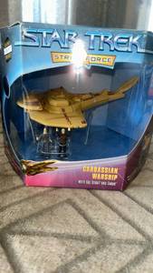 lot 65 image: Star Trek Strike Force Cardassian Warship with Gul Dukat and Garak
