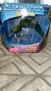 lot 66 image: Star Trek Strike Force Klingon Bird of Prey with Valkris and Commander Kruge