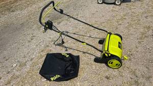 lot 88 image: Sun Joe 2 Interchangeable Wheeled Electric Lawn Mower with Grass Bag
