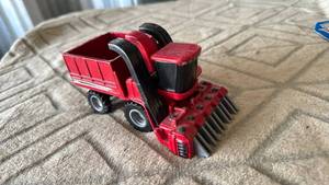 lot 101 image: Case IH Red Farm Wagon Harvester Diecast Model
