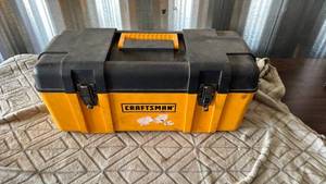 lot 115 image: Craftsman Tool Storage Box with Handle