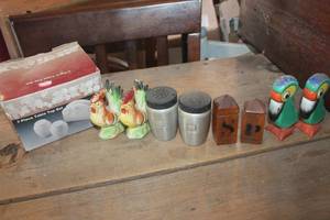 lot 3319 image: Made in Japan Antique S&P Shakers & More