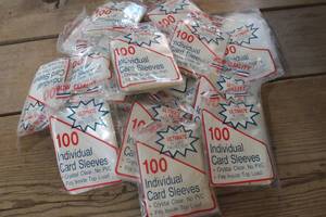lot 3325 image: NIP Trading Card Protection Sleeves