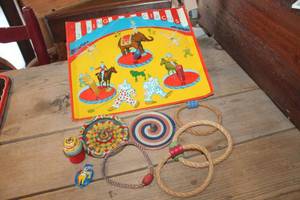 lot 3338 image: Vintage Metal Toy Game and More