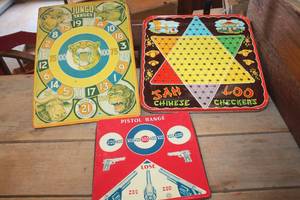 lot 3339 image: Vintage Metal Toy Games