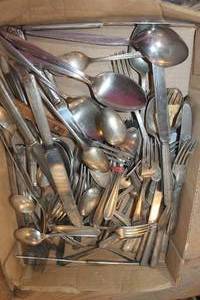 lot 3397 image: Misc. Vintage Silverware