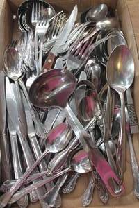 lot 3455 image: Misc. Silverware & More