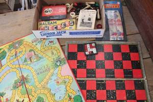 lot 3522 image: Vintage Uncle Wiggily Game Board and More