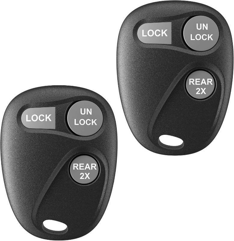 lot 18952 image: VOFONO 3 Buttons Keyless Entry Remote Control Key Fob Car Remote Fits for Chevrolet Tahoe 1997-2000Suburban 1997-1999Yukon1997-1999Express 1997-2002 ABO1502T 16245100-29 16245105
