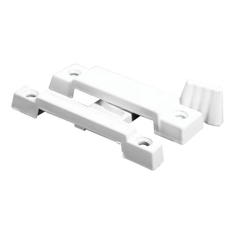 lot 17657 image: Prime-Line Painted White Die-Cast Zinc Sash Lock 1 pk