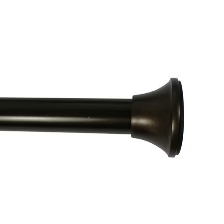 lot 1088 image: Mainstays 34 Oil Rubbed Bronze Adjustable Curtain Tension Rod, 30-52