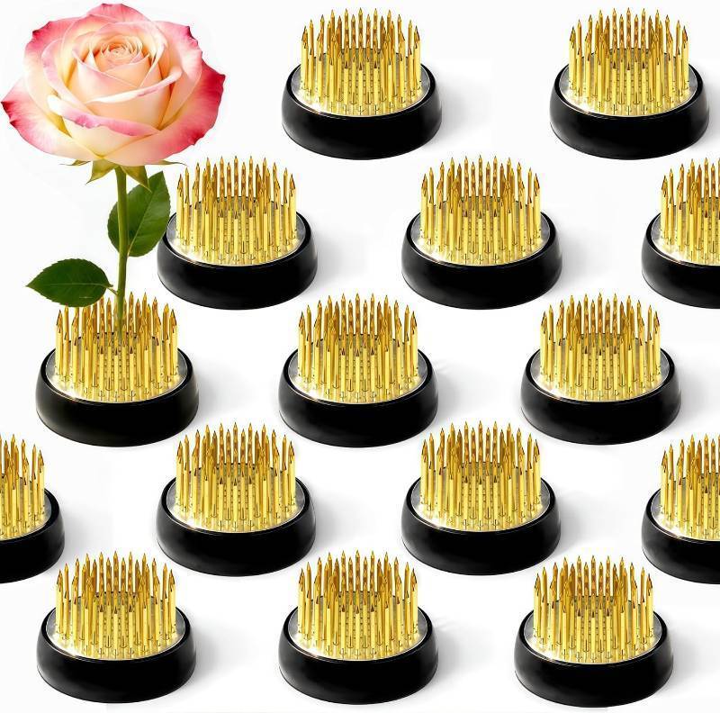 lot 22267 image: 10Pcs Kenzan 34mm1.34inch Diameter Floral Pin Frog Ikebana Flower Arranger Holder