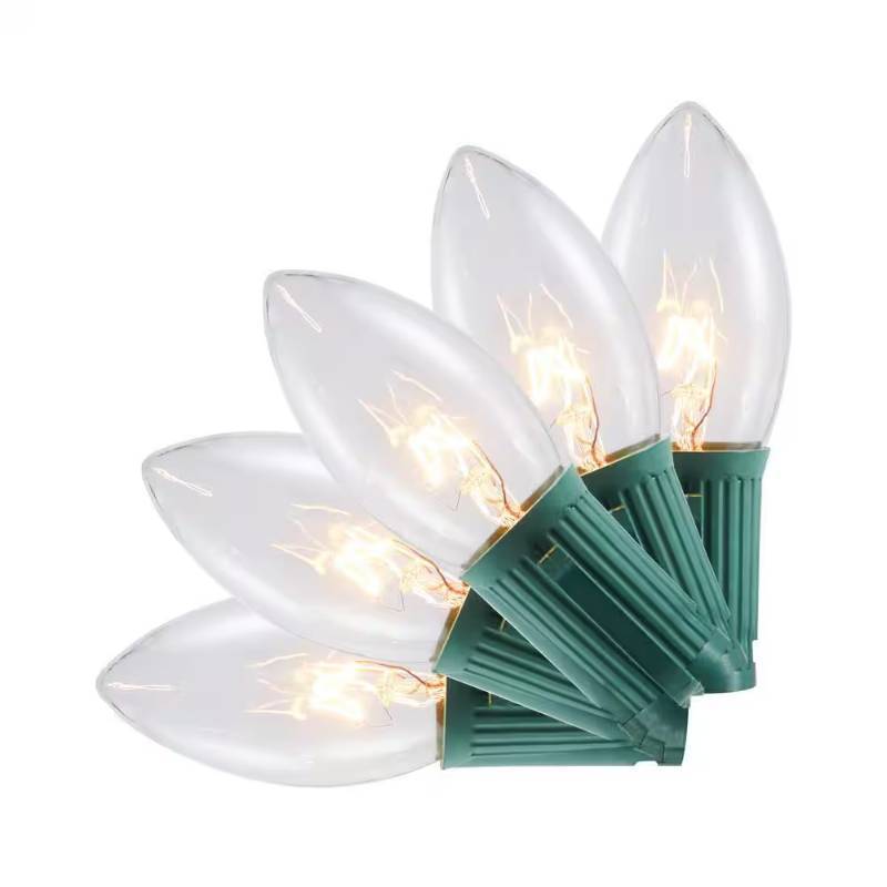 lot 17394 image: 25L Clear Incandescent C9 Lights