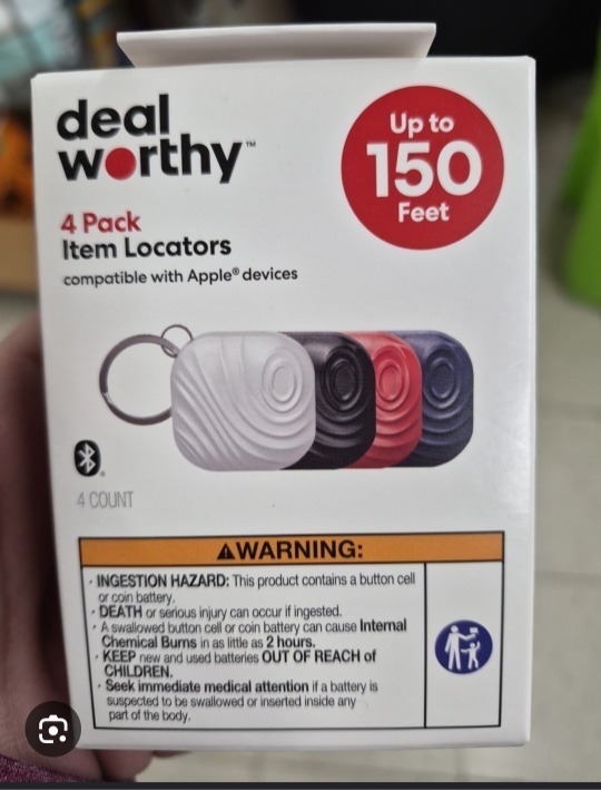 lot 8367 image: 4 Deal Worthy Item Locator Compatible With Apple Devices&nbsp