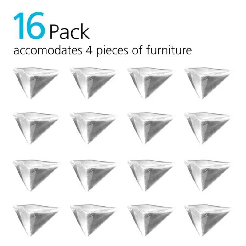 lot 8295 image: Safety 1st Clearly Soft White Corner Cushion 16-Pack