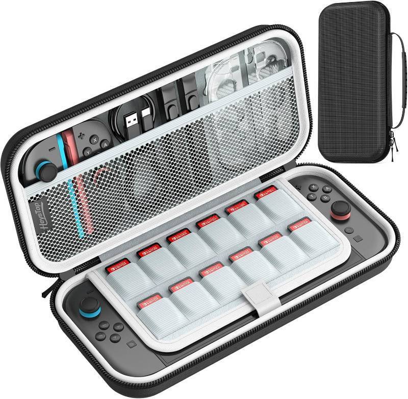 lot 10366 image: HEYSTOP Carrying Case for Nintendo Switch 2 2025, Portable Switch Travel Bag with More Space, Protective Case Compatible with Nintendo Switch 2 Accessories, black