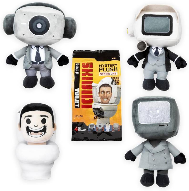 lot 19136 image: Skibidi Toilet Mystery Plush   Collectible Plush, All-New Collectibles, Officially Licensed Skibidi Toilet Merch