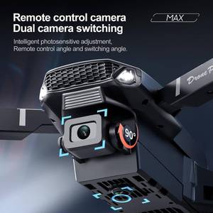 lot 40386 image: ikaufen E88 Drone No screen control, Camera for Adults RC Drone With 720P HD Dual Camera WiFi FPV Foldable Quadcopter Aircraft 2 Battery (E88 No screen control 2 Battery) E88 Dual Camera No Screen Control  2 Battery