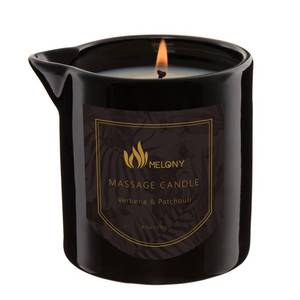 lot 73553 image: Massage Oil Candle for Pure Relaxation- 8.1 oz- Moisturizing Essential Oil Body Massage Candle for Home Spa- Amazing Gift for Women & Men (Verbena & Patchouli) - Retail $29