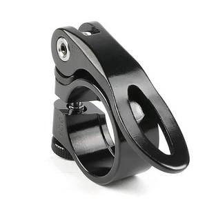 lot 73568 image: Bike Seat Post Clamp 28.6mm for 25.4mm Seat Post - Aluminum Alloy Quick Release Clamp for Aluminum Frames - Retail $7
