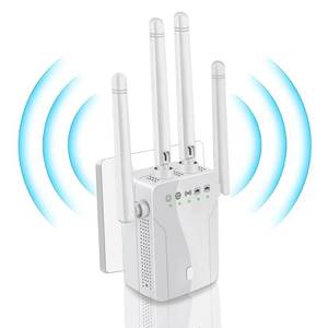 lot 28559 image: WiFi Extender Repeater for Home Long Range Covers for Apartment and House - Retail $10