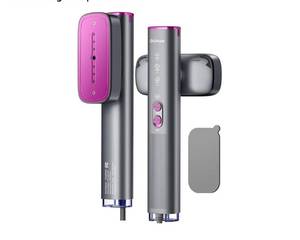 lot 28583 image: Steamer for Clothes, 110-240V Travel Steamer & Iron 2 in 1, 1000W Powerful Steam, Portable Handheld Garment Wrinkle Remover, 30s Fast Heat-Up with Dry & 2-Steam Control, for Global & Europe - Retail $40