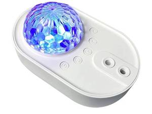 lot 28591 image: Starry Sky Projector Night Light Spaceship Lamp LED Projection Lamp Speaker for Kids Bedroom Home Party Decor (Color  D) (Blue) - Retail $53