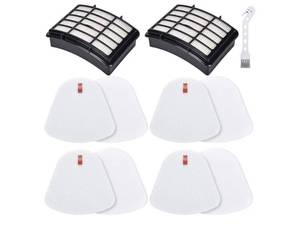 lot 28653 image: Vacuum Filter Replacement for Shark Navigator Lift Away Deluxe NV350 NV351 NV352 NV355 NV356E NV360 NV370 UV440 UV540 CU500 ZU503AMZ Models, Parts XFF350 & XHF350, 2  4 Pack Filters - Retail $17