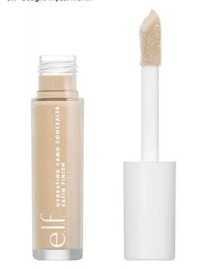 lot 28673 image: e.l.f. Hydrating Camo Concealer, Covers Blemishes & Under-Eye Circles, Full-Coverage & Delivers A Satin Finish, Vegan & Cruelty-Free, Light Beige - Retail $7