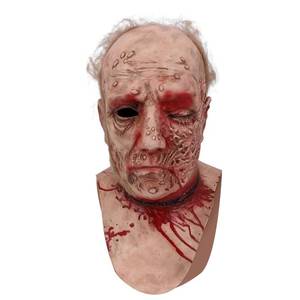 lot 28710 image: Scary Old Man Zombie Mask - Realistic Horror Creepy Mask for Adults - Retail $20