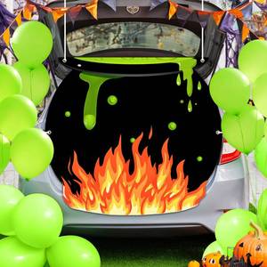 lot 28718 image: Halloween Cauldron Trunk or Treat Car Decorations for SUV - Retail $17