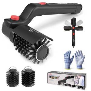lot 28730 image: Electric Grill Brush �� No Bristle Shedding, High Torque with 3-Speed Modes, 2026 Upgraded Rechargeable & Adjustable-Angle Grill Cleaner, Gifts for MenDad - Retail $40