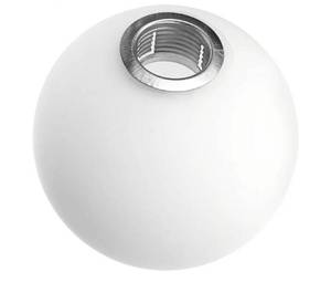 lot 28802 image: Frosted Glass Lamp Shade Replacement 3.14 Inch Globe Lamp Glass Shade Round Ball Light Cover for Desk Table Bedroom Study Home Fixture - Retail $18