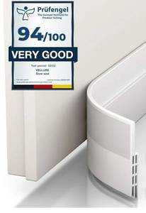 lot 28809 image: Door Draft Stopper for Bottom of Door - Premium Door Sweep for Bottom of DoorWeather Stripping Door Seal (Save Energy �� installs Quickly and Easily). - Retail $13