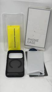 lot 125 image: IPhone 17 Case with Magnetic Ring and Built-In Kickstand Black - Retail $0