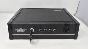lot 137 image: Heritage Security Products Lockable Storage Box with Key Lock - Retail $0