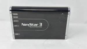 lot 144 image: NexStar 3 External 3.5 Hard Drive Enclosure USB 2.0 eSATA FireWire no power cable or data cable included  - Retail $0