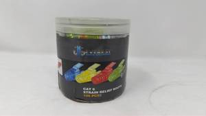 lot 148 image: Everest CAT 6 Strain Relief Boots 100 pcs - Retail $0
