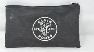 lot 160 image: Klein Tools Est. 1857 Tool Pouch Zippered Bag - Retail $0