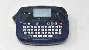 lot 163 image: Brother PT-45 Portable Label Maker with QWERTY Keyboard - Retail $0