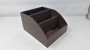 lot 164 image: Protocol Desk Organizer Storage Box with Divided Compartments - Retail $0